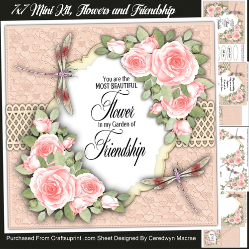 7x7 Mini Kit, Flowers and Friendship
