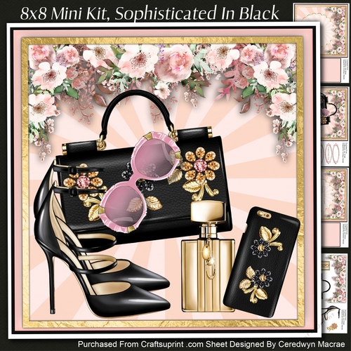 8x8 Mini Kit, Sophisticated In Black