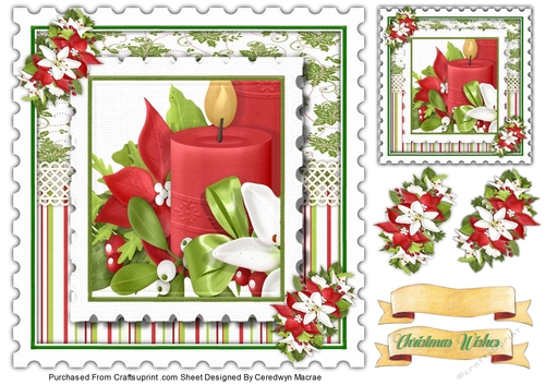8x8 The Christmas Candle