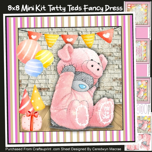 8x8 Mini Kit Tatty Teds Fancy Dress 1