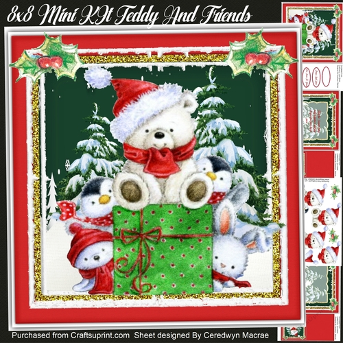 8x8 Mini Kit, Teddy and Friends 