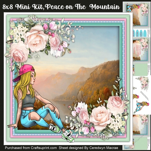 8x8 Mini Kit, Peace on The Mountain