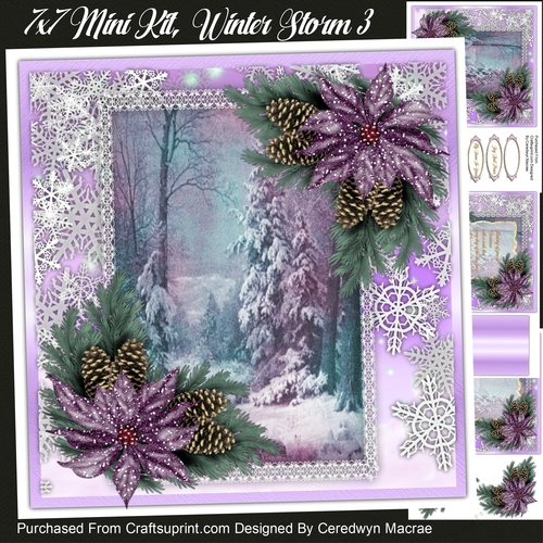 7x7 Mini Kit, Winters SnowStorm 3