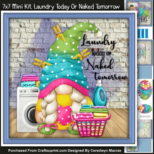 7x7 Mini Kit, Laundry Today or Naked Tomorrow