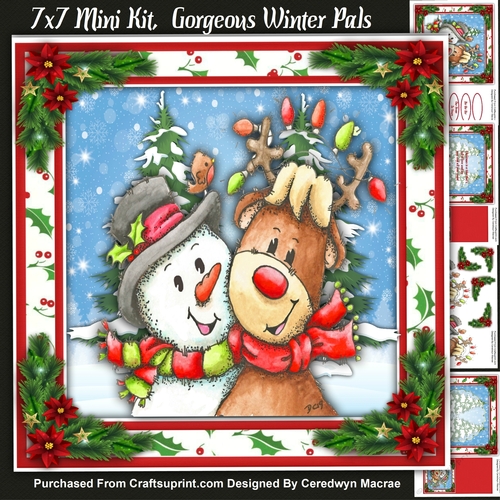7x7 Mini Kit, Gorgeous Winter Pals
