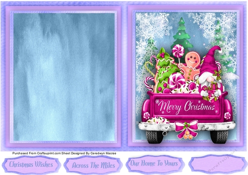 A5, Print and Fold, Christmas Shopping