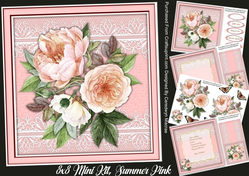 8x8 Mini Kit, Summer Pink