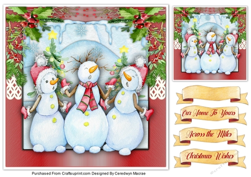 8x8  The Singing Snowmen