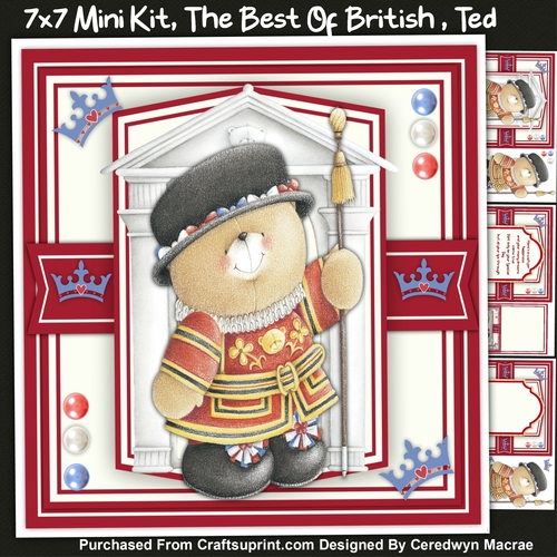 7x7 Mini Kit, The Best of British, Ted