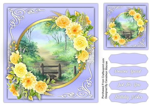 8x8 Tranquil Sunshine Yellow
