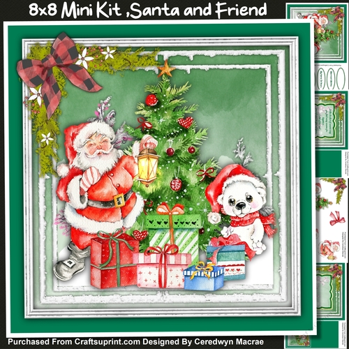 8x8 Mini Kit, Santa and Friend