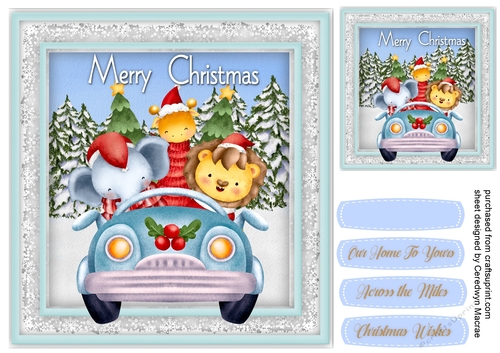 8x8 Animal Christmas
