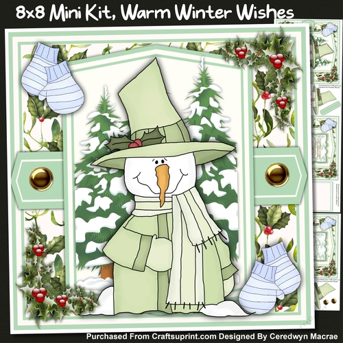 8x8 Mini Kit, Warm Winter Wishes