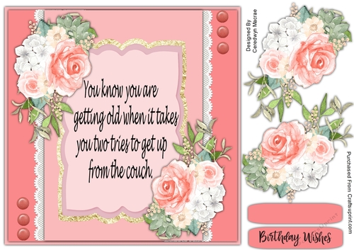 8x8 Lovely Quirky Quote 1
