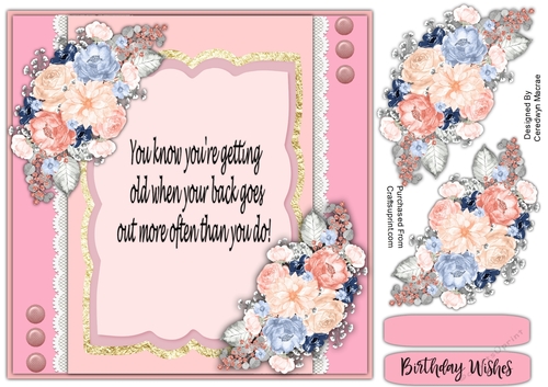 8x8 Lovely Quirky Quote 3