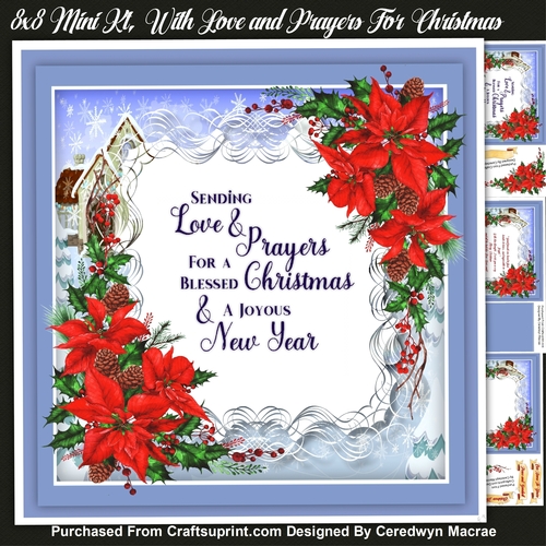 8x8 Mini Kit, With Love and Prayers For Christmas 