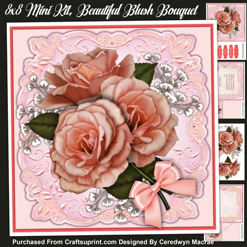8x8 Mini Kit Beautiful Blush Bouquet