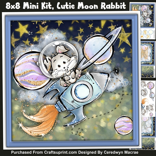 8x8 Mini Kit, Cutie Moon Rabbit