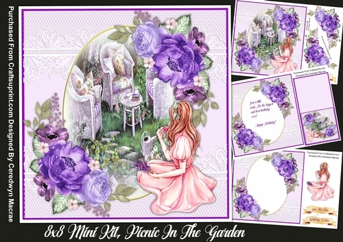 8x8 Mini Kit, Picnic In The Garden