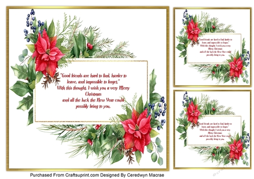 8x8 Beautiful Friends Greetings 