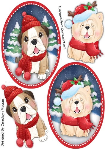 Gorgeous Christmas Dog Toppers 2