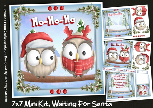 7x7 Mini Kit, Waiting For Santa