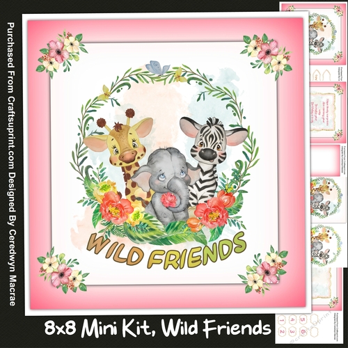 8x8 Mini Kit, Wild Friends