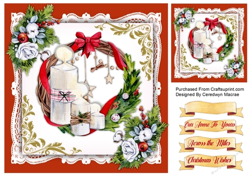 8x8 The Christmas Candle