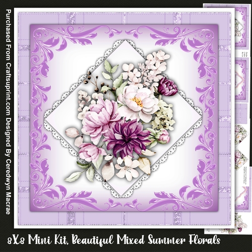 8x8 Mini Kit, Beautiful Mixed Summer Florals