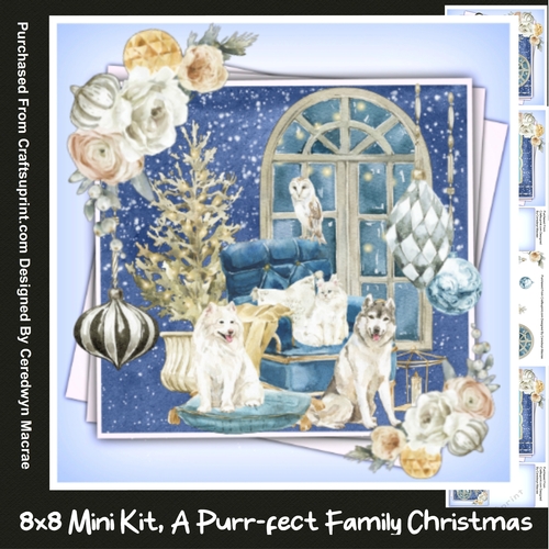 8x8 Mini Kit, A Purr-Fect Family Christmas 