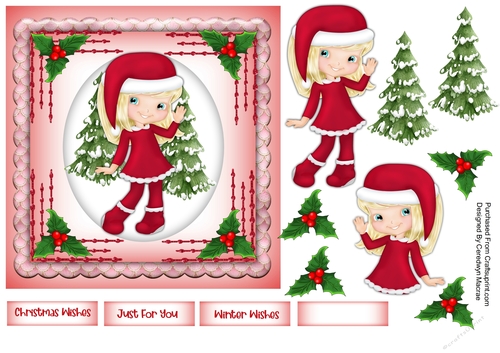 6.5 x 6,5 Annabellas Christmas
