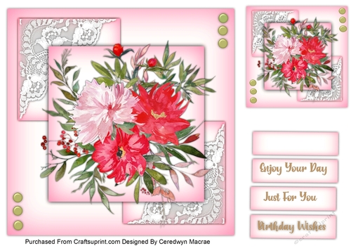 8x8 Beautiful Spring Mood Florals