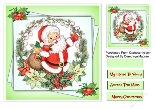 7x7 Gorgeous  Santas Sack