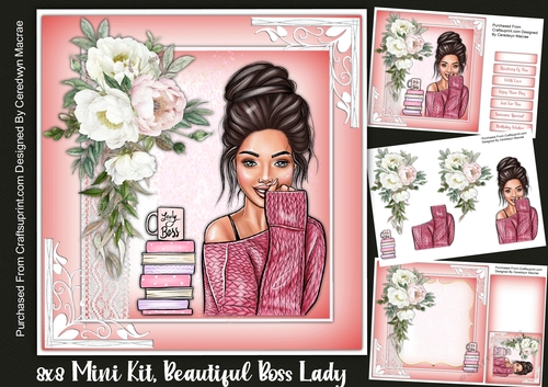 8x8 Mini Kit, Beautiful Lady Boss