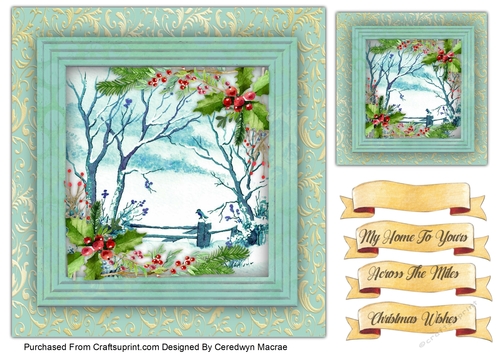 8x8 Quick Christmas Card 1