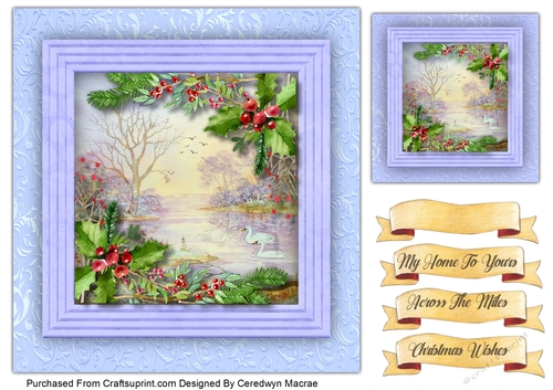 8x8 Quick Christmas Card 3