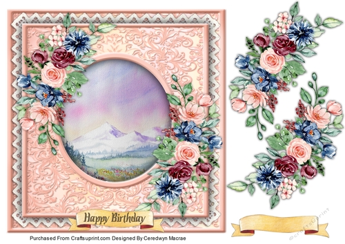 7x7 Beautiful Alpine Meadow 