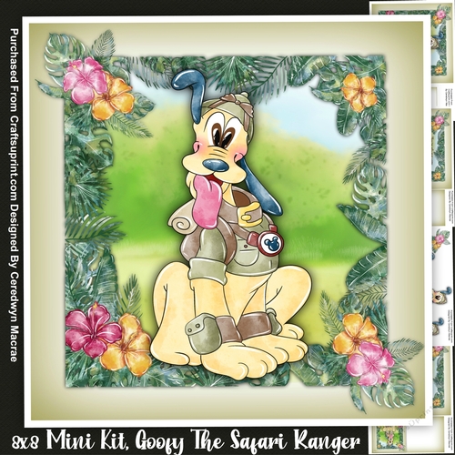 8x8 Mini Kit, Goofy The Safari Ranger