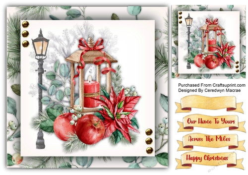 8x8 Beautiful Christmas Lantern