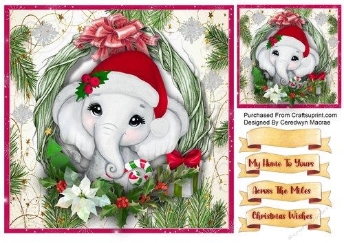 8x8 Beautiful Christmas Ellie