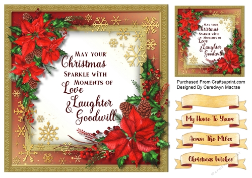 8x8 May Your Christmas Sparkle