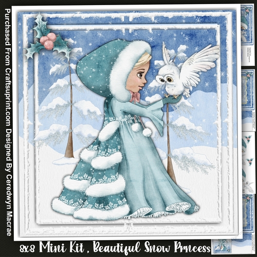 8x8 Mini Kit, Beautiful Snow Princess