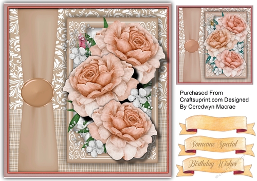 8x8 Beautiful Peach Beautys