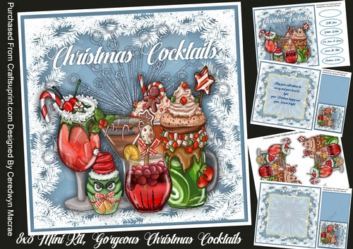 8x8 Mini Kit, Gorgeous Christmas Cocktails