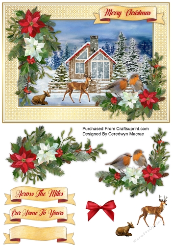 A5, Beautiful Christmas Scene