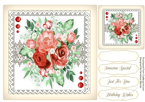 8x8 Beautiful Reds