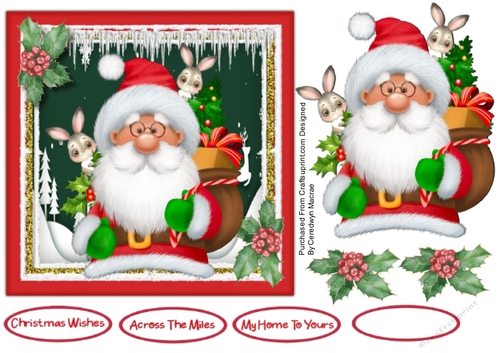 7x7 Santa And Friends