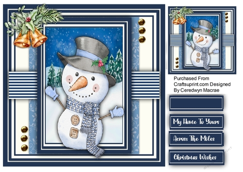 8x8 The Snowmans  Christmas 