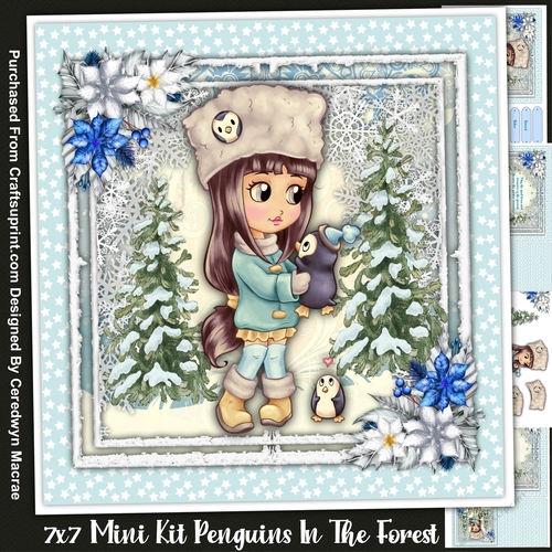 7x7 Mini Kit, Penguins in The Forest