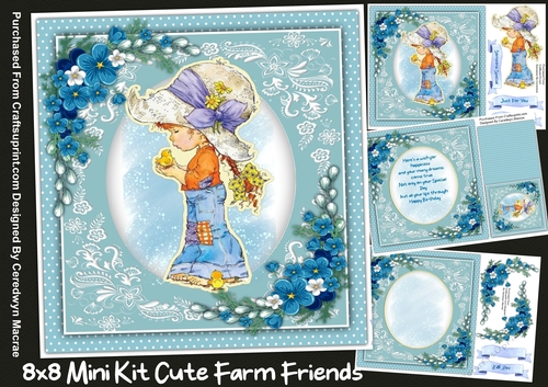8x8 Mini Kit, Cute Farm Friends